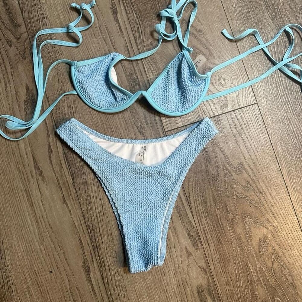 Unbranded Women's Blue Bikinis-and-tankini-sets